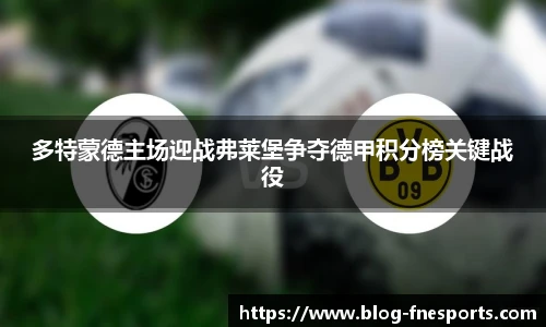 多特蒙德主场迎战弗莱堡争夺德甲积分榜关键战役